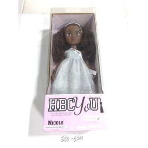 Purpose Toys HBCYoU Nicole Homecoming Queen Doll 18 Inch Silver Gown New NIB
